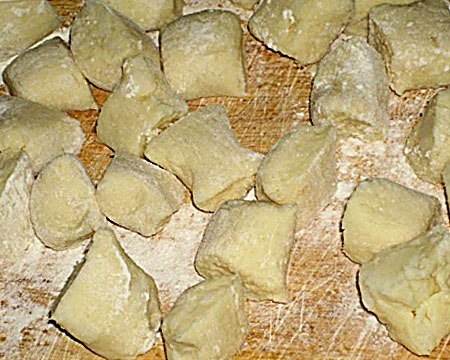 картофельные галушки